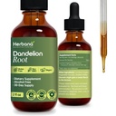 Dandelion Root 4 fl oz Liquid Extract - Supplément naturel à base de plantes pour le nettoyage, la fonction digestive et l'immunité - Taraxacum biologique officinale - Taille de la famille - Gouttes de puissance élevée - Approvisionnement 90 jours