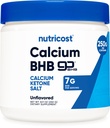 Nutricost Calcium BHB (250g) Unflavored - Calciumketon Salz - Non-GMO Gluten-Free