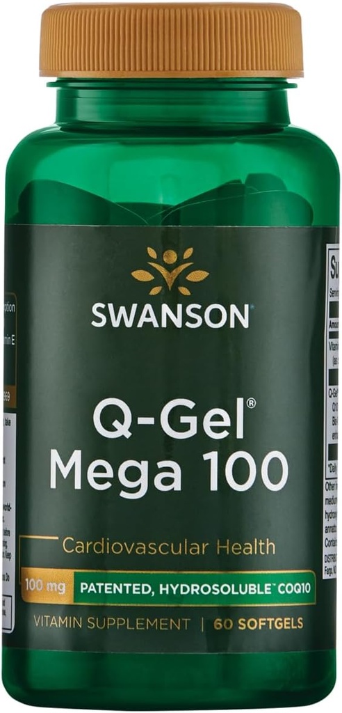 Swanson Q-Gel Mega 100 Milligramme 60 Sgels