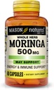 MASON NATURAL Moringa 500 mg - Supports Energy Metabolism and Inflammatory Response, Antioxidant Immune Support Herbal Supplement, 60 Capsules