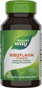 Voie Nature Riboflavine Vitamine B2, 400 mg par portion, boîte de 3