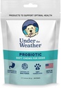 Sous la météo Pet Soft Dog Chew Suppléments pour le calmant et probiotiques.