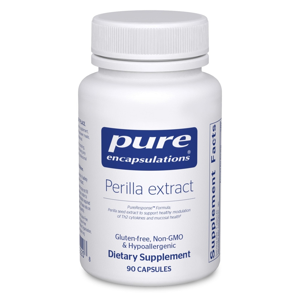 Encapsulations pures Extrait de Perilla Support pour une modulation saine des cytokines Th2 et de la santé des muqueuses*