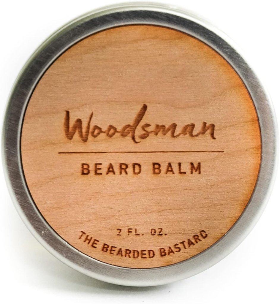 TBB Woodsman Bart Balm für Männer | Tame & Style Ihr Bart | Bart Conditioner mit Shea Butter, Jojoba Öl, Argan Öl | Cedar Duft (2 Oz.)