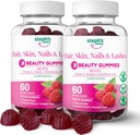 Steph's Pantry Biotin Gummies for Hair, Skin, Nails, & Lashes High Strength Gummies | Daily Multivitamins | Gluten-Free, Nut-Free, Non-GMO, Plant-Based, Vegan, Kosher (120 Gummies)