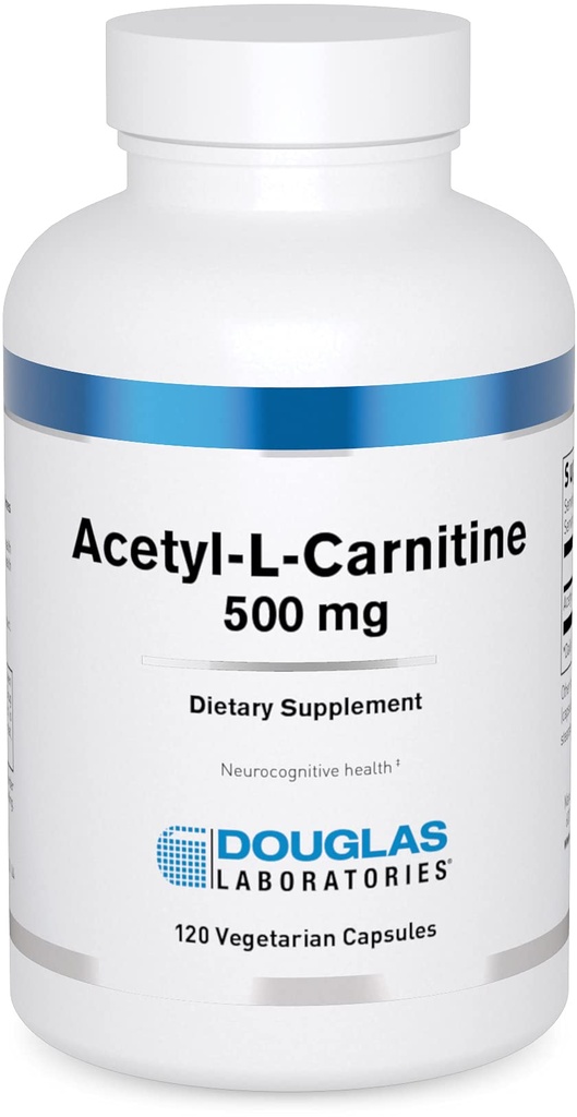 Douglas Laboratories Acetyl L-Carnitin 500 mg | Unterstützt Gehirn- und Nervenfunktion während des normalen Alterungsprozesses* | 120 Kapseln