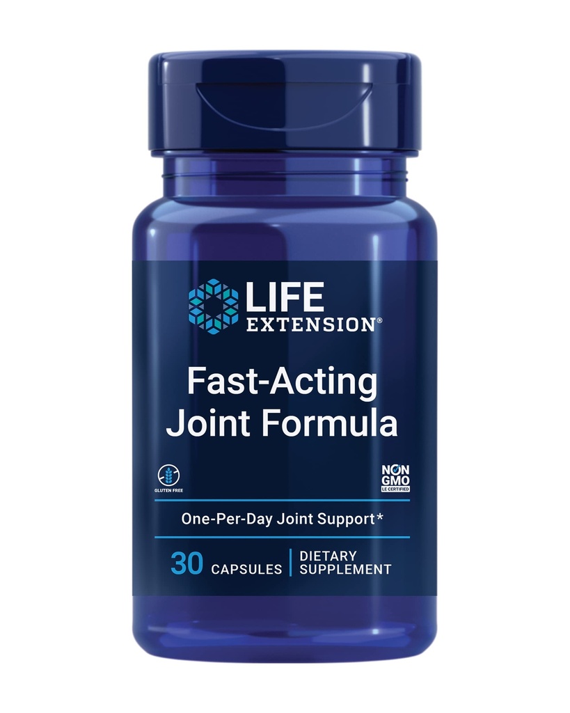 Life Extension Fast-Acting Joint Formula, Keratin, Korean Angelica, Hyaluronsäure, Gelenkbeschwerden Relief, Non-GMO, Glutenfrei, 30 Kapseln