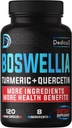 Boswellia Serrata - Blended Turmeric, Quercetin, Citrus, Ginger, White Willow, Alfalfa - Support Cartilage, Immune & Body Health - 120 Kapseln