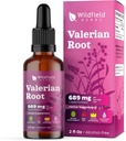 Valerian Root Extract Tropfen 1000mg (Valeriana officinalis) Kräuterergänzung absorbiert besser als Kapseln, 2 Monate Versorgung, 84 Servierungen, Alkoholfreie Tincture - 2 Oz, Packung von 1
