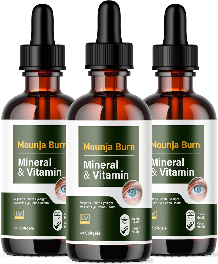(3 Pack) Mounja Burn Advanced Drops Formel 3 Flaschen für 90 Tage