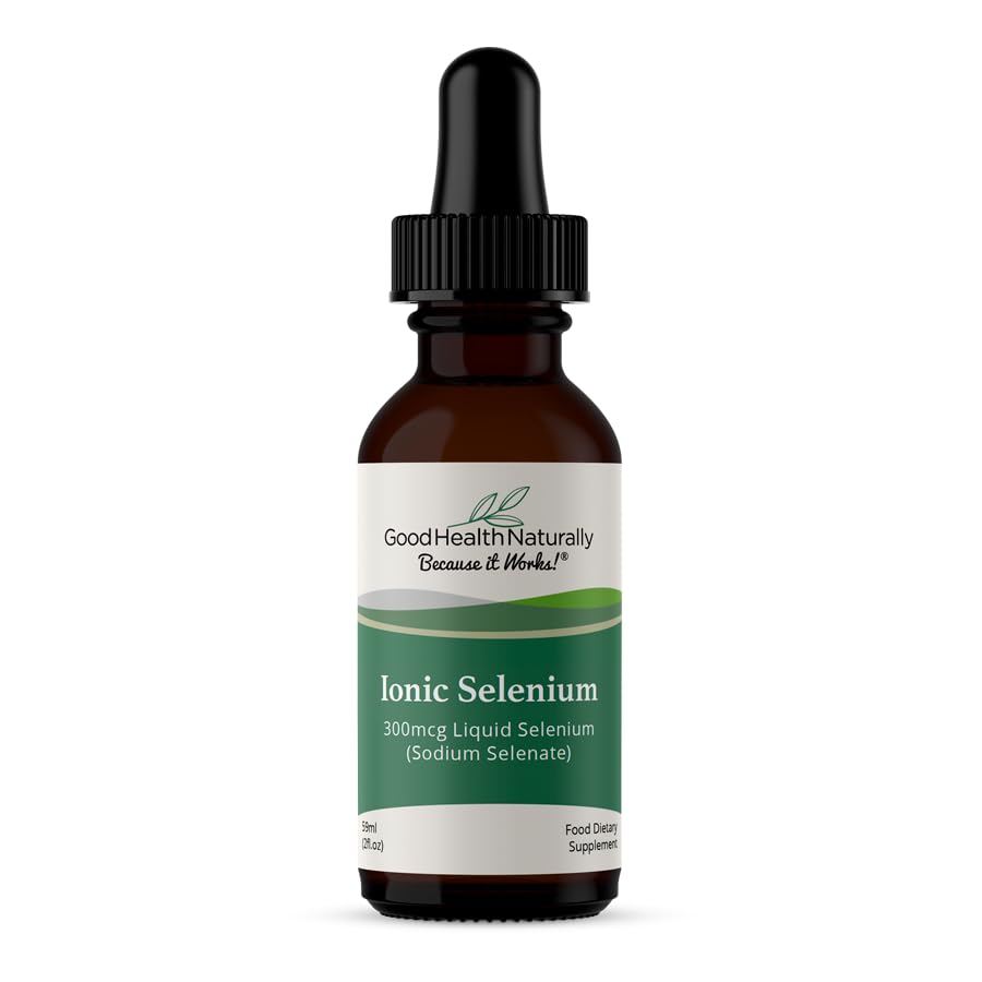 Ionic Selen, für Schilddrüse, Zelluläre und Immungesundheit | 60ml - Gute Gesundheit Natürlich