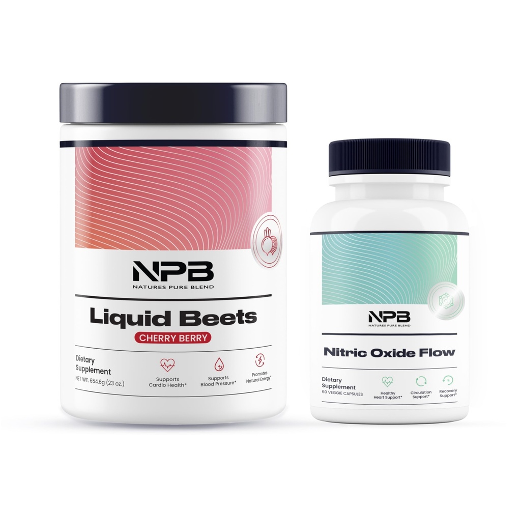 Nature pur mélange flux d'oxyde nitrique et de betteraves liquides - soutien de la pression artérielle, augmentation de la circulation - poudre de racine de betterave biologique 8 000mg