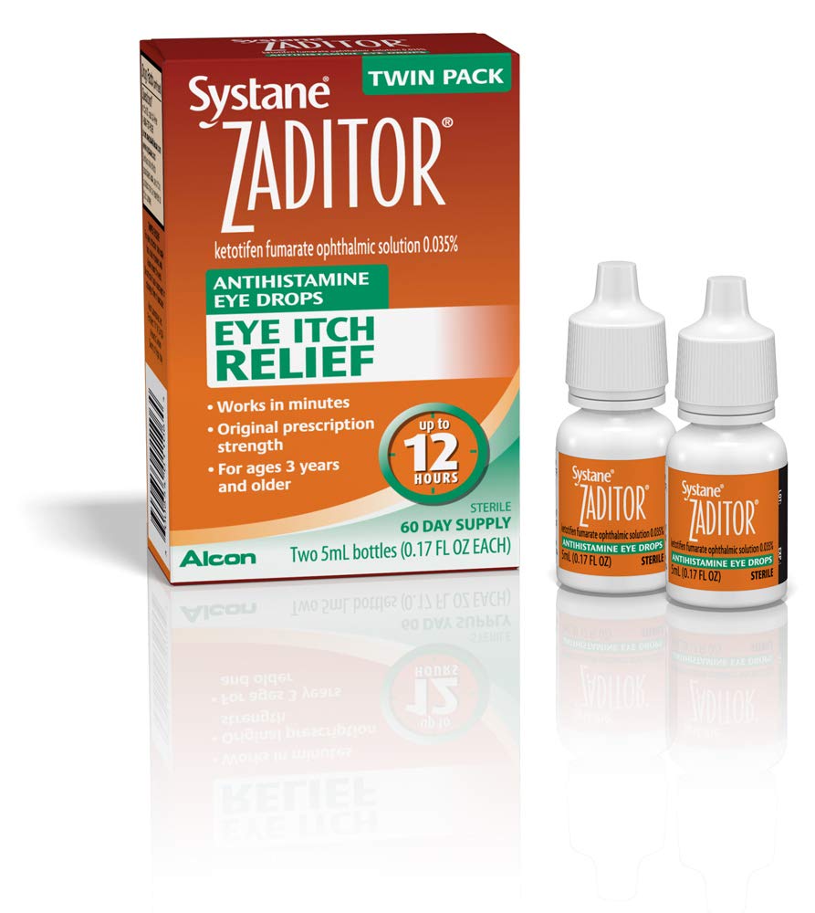 Zaditor Antihistamine Augentropfen, Twin Pack, 5-mL jedes