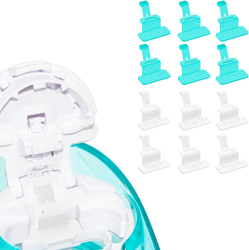 FireAnt Silicone Salt Pads Refills Kompatibel mit Navage Nasal Care, wiederverwendbare Saline Pods Ersatz Zubehör, Einfache Bedienung (12 Pack - Weiß 6 + Blau 6)