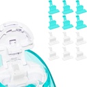 FireAnt Silicone Salt Pads Refills Kompatibel mit Navage Nasal Care, wiederverwendbare Saline Pods Ersatz Zubehör, Einfache Bedienung (12 Pack - Weiß 6 + Blau 6)