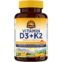 Vitalitown Vitamin D3 K2 Supplement, Vitamin D3 10000 IU Vitamin K2 (MK7) 200 mcg, 90 Softgels, Non-GMO, No Gluten & Soy, für Knochen, Zähne, Immun- & Herz-Gesundheit