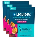 Multiplicateur d'hydratation I.V.® liquide - Passion Fruits Mélange de poudre d'électrolyte 3 Pack (48 portions)