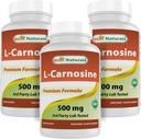 Best Naturals L-Carnosine 500 mg 100 Vcaps (100 Count (Pack von 3))