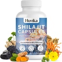 Shilajit Pure Himalayan 6000MG, Shilajit Resin Supplement für Männer & Frauen 60% Fulvic Acid Shilajit Kapseln mit Ashwaganhda, Maca, Rhodiola Rosea für Energie, Stärke, Immunität, 120 Kapseln