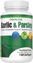 All-Natural Odorless Knoblauch und Parsley Detox Supplement Softgels, 100 Softgels