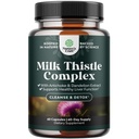 Leberunterstützung Milchdistel Ergänzung für Leberreiniger Detox & Repair - Fortgeschrittene Milchdistel und Dandelion Root Ergänzung mit Artichoke Extrakt - Dandelion Kapseln für Detox - 60 Ct