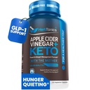 Herbtonics vinaigre de cidre de pomme + Capsules de BHB Keto GLP-1 Support pour l'appétit, les cravaches et la gestion du poids