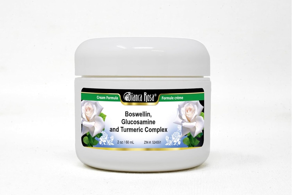 Bianca Rosa Boswellin, Glucosamin und Turmeric Complex Cream (2 oz, ZIN: 524551) - 3 Pack