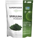MRM Nutrition Spiruline Poudre de spirulines Superalimentaires Complete Protéines végétales Sans gluten + Végétaliens 40 portions