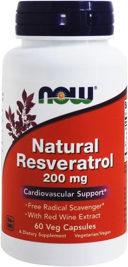 Natürliche Resveratrol, 200 Mg, 60 Kapseln von heute Lebensmittel