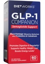 DietWorks GLP-1 Companion, Semaglutide-Unterstützung, fördert Verdauung und Regelmäßigkeit, steigert Energieniveau, 60 Tabletten