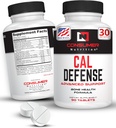 Bone Builder Supplement - Cal Defense Knochenstärke Kalzium Ergänzungen für Frauen und Männer - Mit Kalzium mit Vitamin D, C, K, Magnesium, Bromelain, & Ipriflavone für stärkere Knochen 90 Kalzium Tabletten