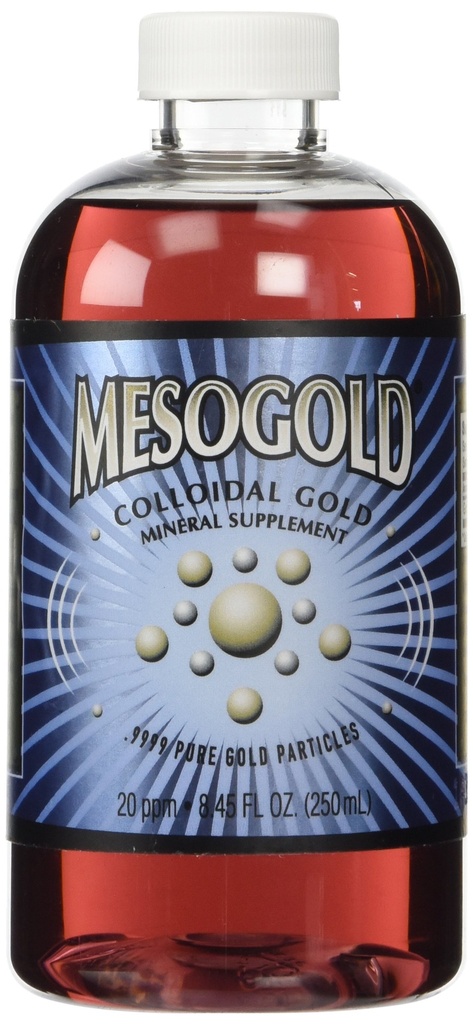 MesoGold ® 20 ppm Kolloidal Gold 250 mL/8.45 Oz