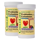 ENFANT ESSENTIELS EnfantsBiotiques avec Colostrum- Probiotiques pour enfants, Probiotiques pour la santé digestive, Chewables, Probiotiques pour enfants, Colostrum pour enfants - Berry naturel, 92 comprimés (paquet de 2)