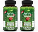 Irwin Naturals Fat Diet Système-Six RED – 72 liquides Soft-Gels - 2 Pack