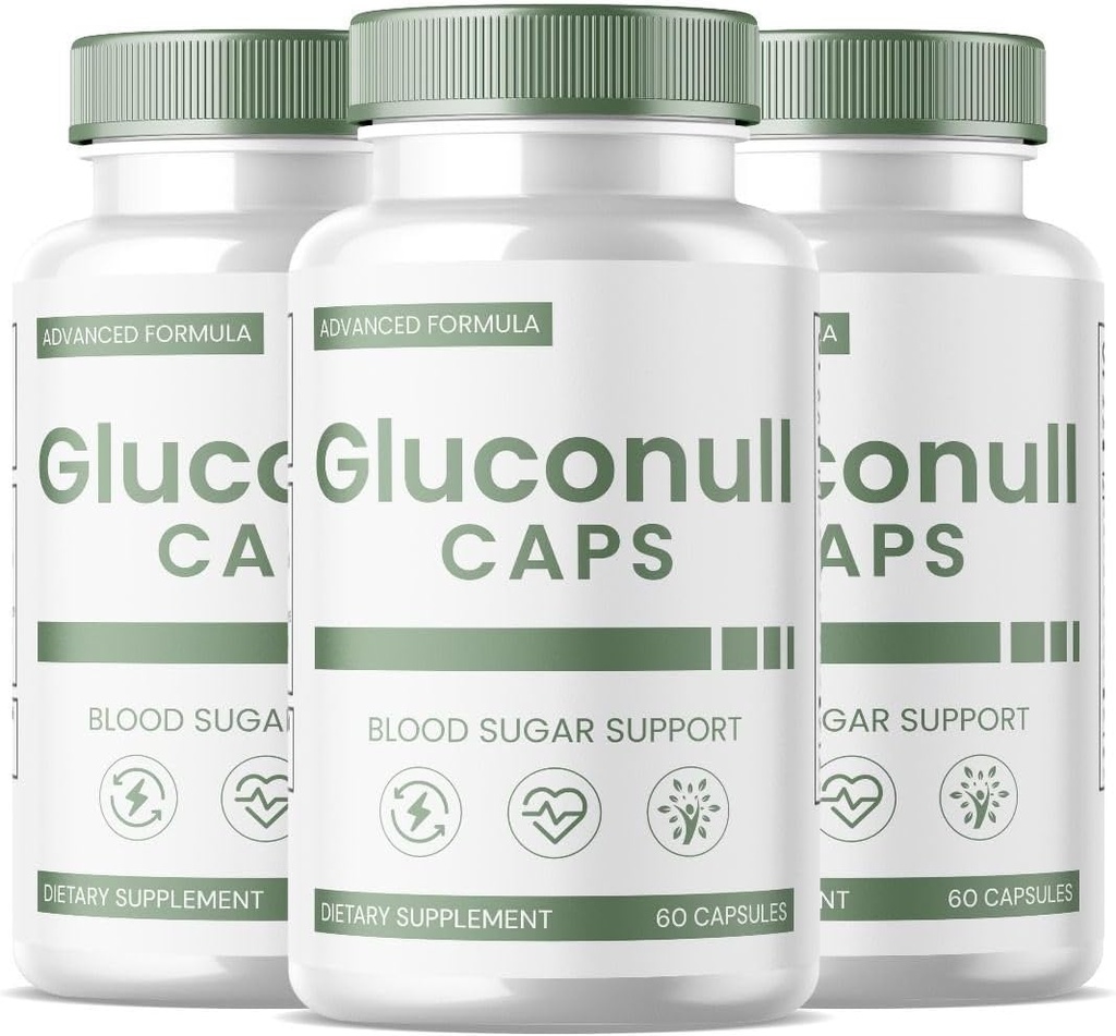 SPRESSO (3 Pack) Gluconull Kapseln, Gluco Null Glyco Optimizer, Gluco Null natürlicher Blutgefäßreiniger, Gluconull für natürliche Gesundheit (180 Kapseln)