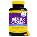 InnovixLabs Curcumine curcumine avec extrait de poivre noir - Suppléments de curcumine et de curcumine à haute absorption avec complexe C3 BioPerine, C3 Reduct & Curcumin - 100 comprimés à libération temporelle