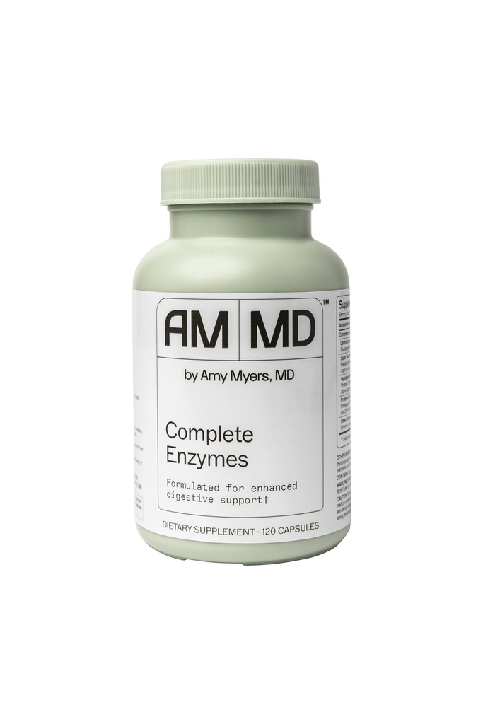 Amy Myers MD Complete Enzymes - Gut Care & Digestive Health Support Supplement - Daily Healthy Microbiome Support Nutritional Supplement - 120 Kapseln