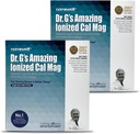 Dr G's Amazing Ionized Cal Mag - Knochen Gesundheit Calcium Magnesium Pulver Supplement - 60 Sticks x 2 Packs für 4 Monate (120 Count)