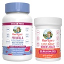 MaryRuth Organics Prénatal Multivitamine Gummies (Strawberry) & Capsules Probiotiques quotidiennes 3-en-1 pour les femmes