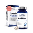 1MD Nutrition Complete Probiotics Platinum - w/Prebiotics and Probiotics for Digestive Health - Probiotic Supplement for Women & Men - Mehr als 50 Billion Live CFU 11 Strains Dairy-Free - 30 Caps