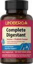 Lindberg Complete Digestant Multi-Enzyme Formel mit Pancreatin und Betain Hydrochlorid, 120 Kapseln