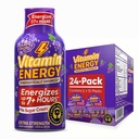 Vitamin Energy Focus+ Extra Strength Energy Shot Grape 24 Pack, 260mg Natürliche Koffein, B-Vitamine, CoQ10, Aminosäuren, Fokus, Produktivität & Clarity, Zero Sugar, Glutenfrei, 1,93 fl oz