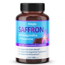 Safran avec Ashwagandha, Ginseng, L-Theanine, Relaxation, Restore - États-Unis Fait et testé (150 jours d'approvisionnement (paquet de 1))