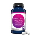 MD Life L-méthylfolate 2,5 mg - Supplément de méthylfolate actif de grade professionnel - 60 capsules - L-méthylfolate 2,5 mg - Potence maximale MTHFR W/ Acides aminés essentiels