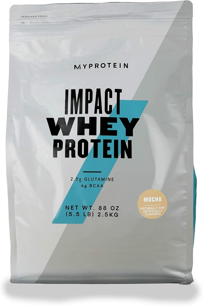 Myprotein - Impact Whey Isolate - Whey Protein Powder - Natural Flavored Drink Mix - Daily Protein Intake for Superior Performance - Mocha (5.5 lbs, Paket von 1)