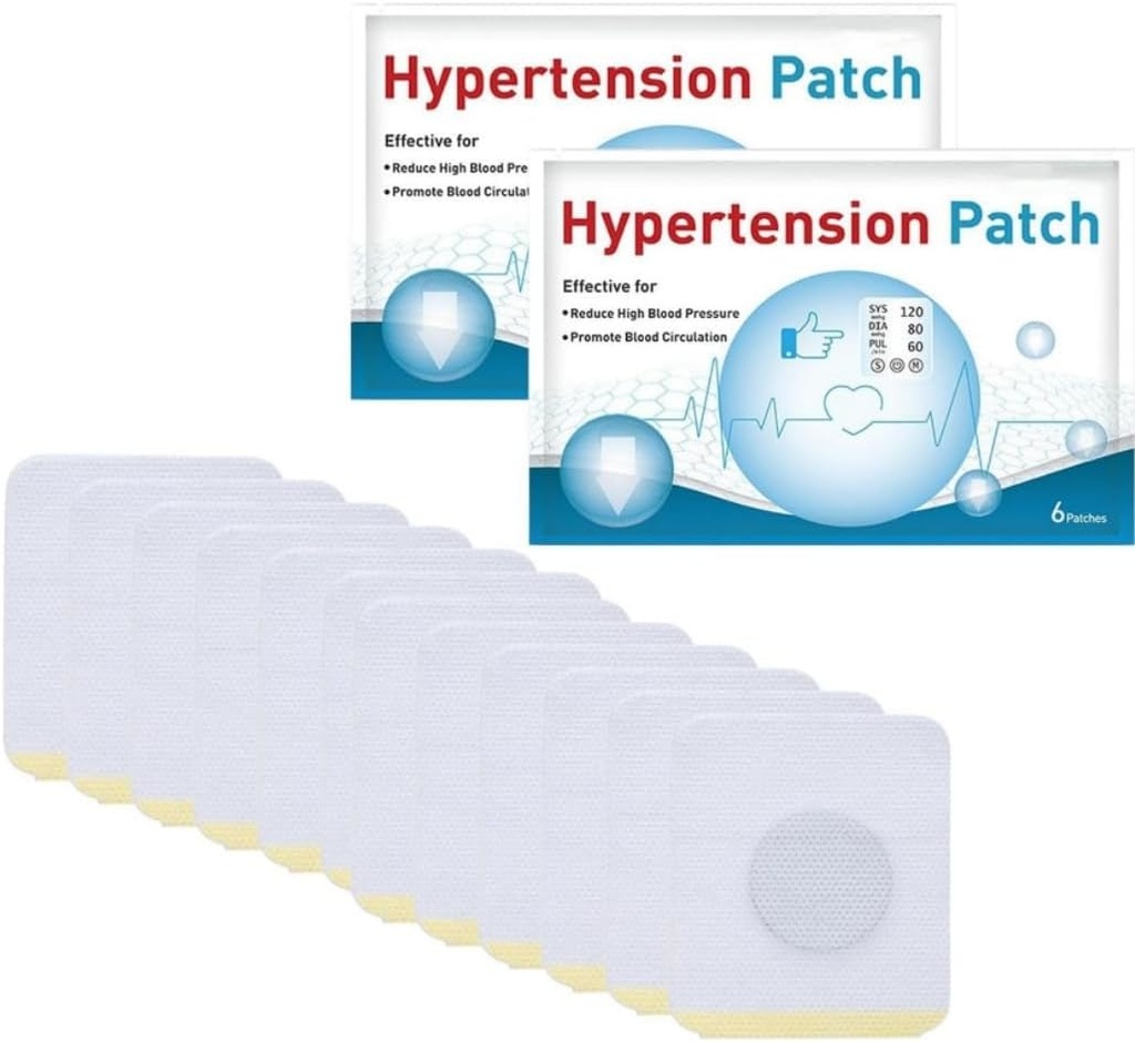 pistro 12 Pcs Patches – Body Pads, Pure Natural Body Sticker, 2.4x2.75 Zoll, Easy Navel Anwendung (Pack mit 2 Taschen)
