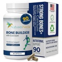 Nature's Nektar Knochen & Joint Supplements für Männer & Frauen - Unterstützt Knochengesundheit, Stärke & Wachstum mit Kalzium, Vitamin D, Magnesium & Strontium - Knochen Builder Formel für maximale Absorption - 90 Caps