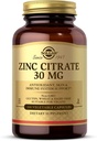 Solgar Zink Citrate Gemüsekapseln, 100 Count, Non-GMO, Glutenfrei und Kosher, unterstützt Immunsystem Gesundheit, Gesunde Haut und Augen, Normaler Geschmack und Vision