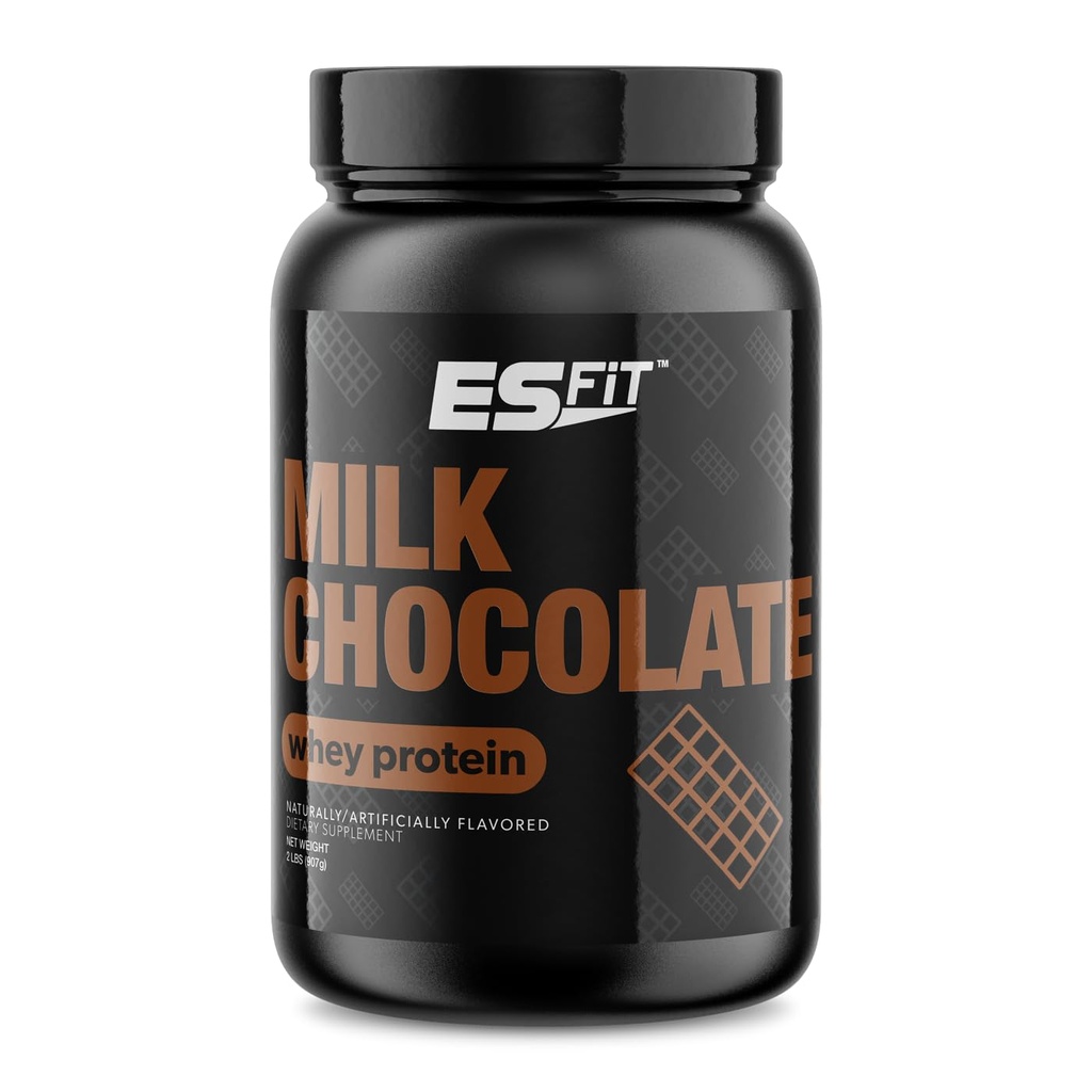 Poudre de protéines de lactosérum - Après l'entraînement Isolation de protéines de lactosérum pour la récupération des muscles, non-OGM, BCAA, goût supérieur, testé et certifié, chocolat au lait, 2 livres