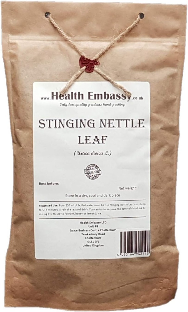 Gesundheitsbotschaft Stinging Nettle Leaf | Urtica Dioica L | Kräutertee (50g)